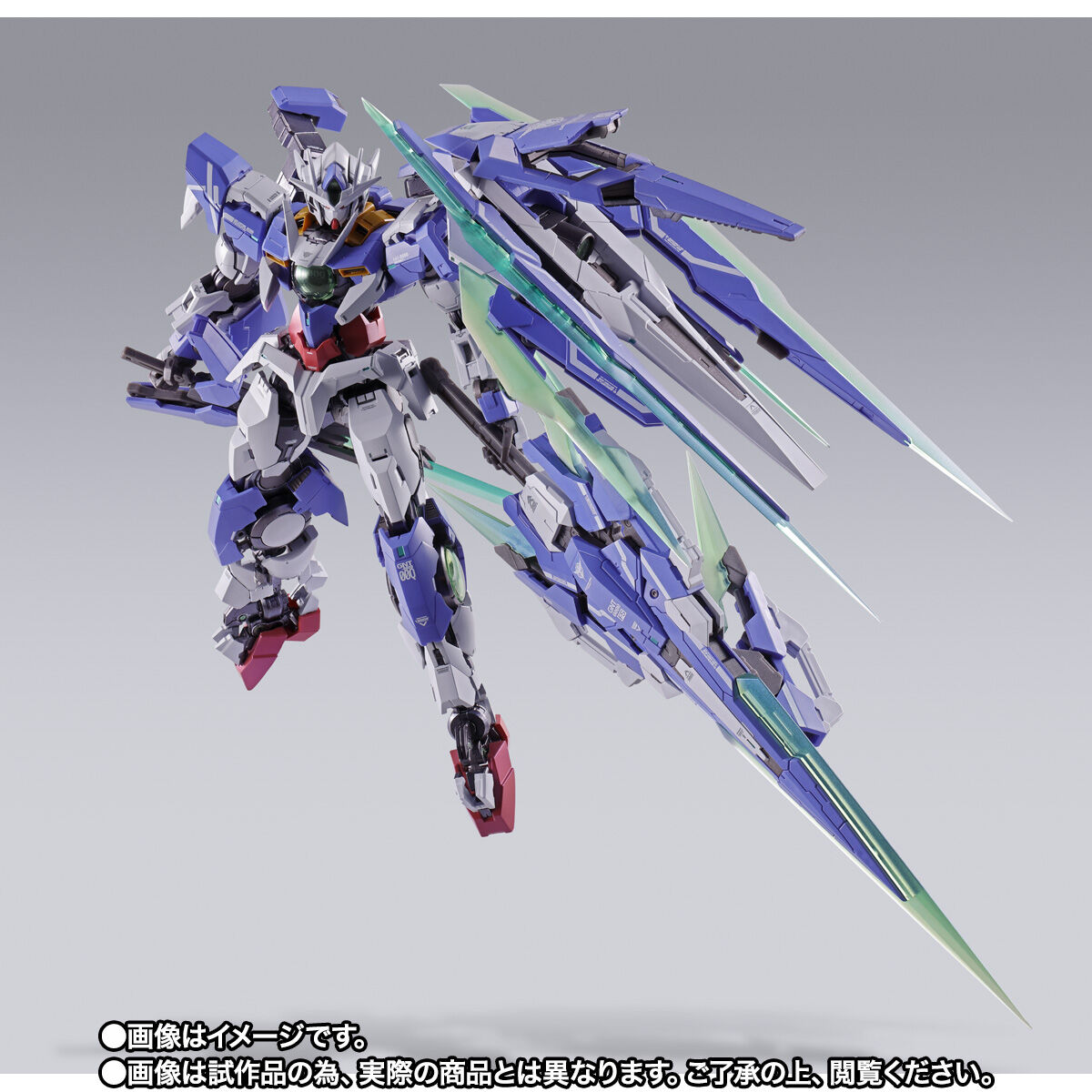 【開催記念商品／事後CTM抽選】METAL BUILD『ダブルオークアンタ フルセイバー』機動戦士ガンダム00V戦記 可動フィギュア-005