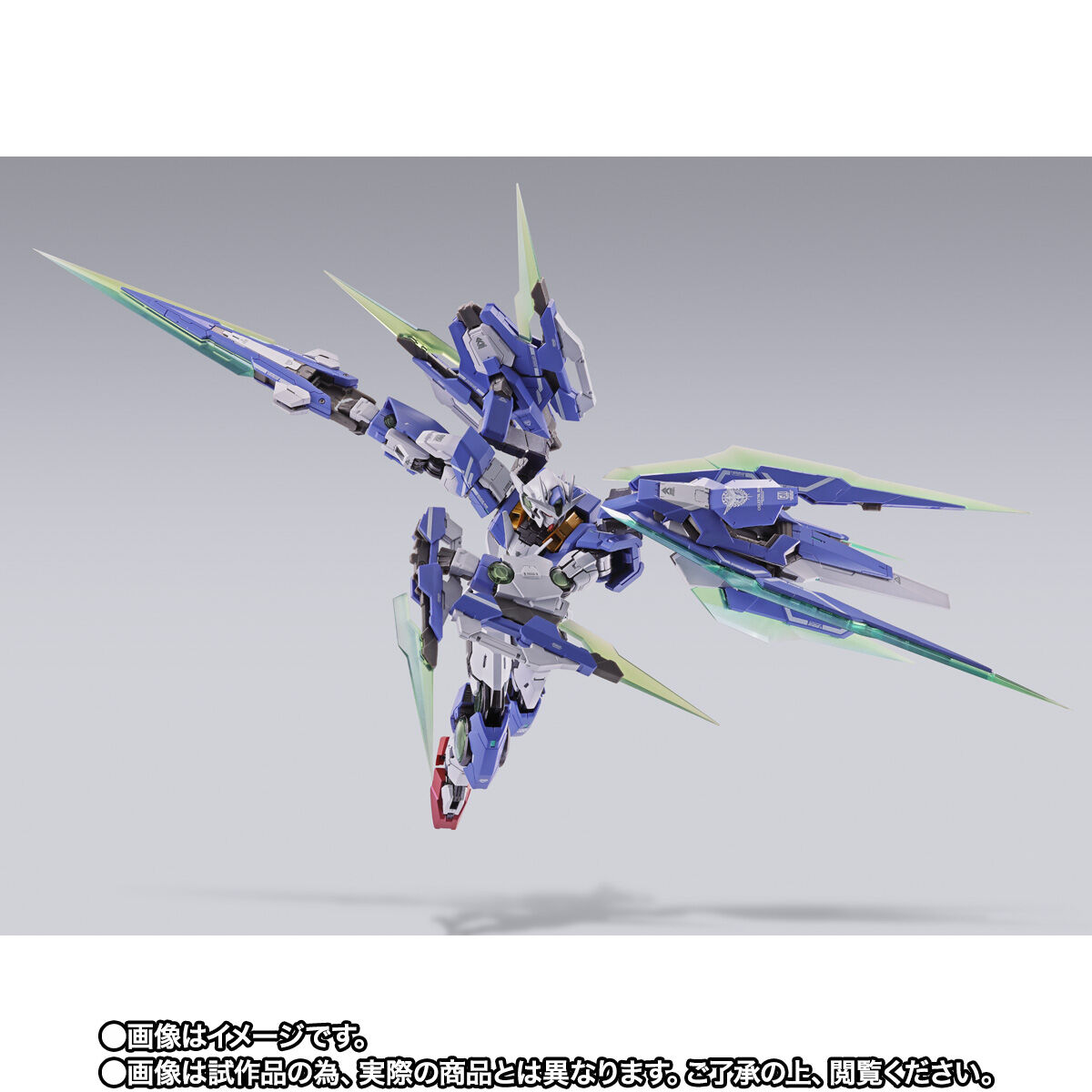 【開催記念商品／事後CTM抽選】METAL BUILD『ダブルオークアンタ フルセイバー』機動戦士ガンダム00V戦記 可動フィギュア-008