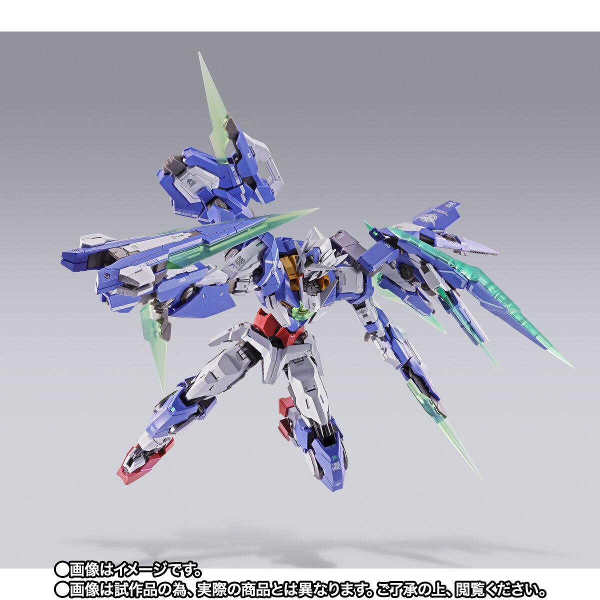 【開催記念商品／事後CTM抽選】METAL BUILD『ダブルオークアンタ フルセイバー』機動戦士ガンダム00V戦記 可動フィギュア-009