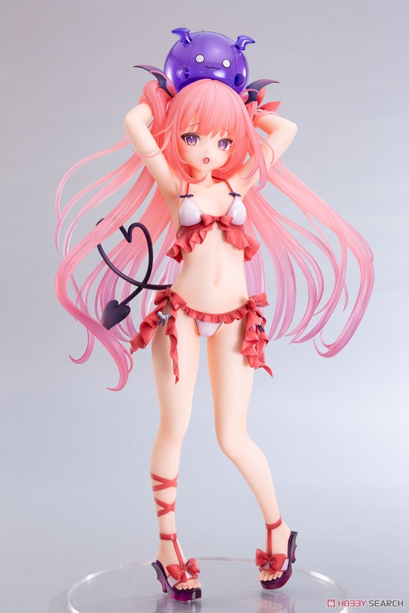 『サキュバス ルルム 水着 ver. Illustrated by 玉之けだま』1/6 完成品フィギュア-002