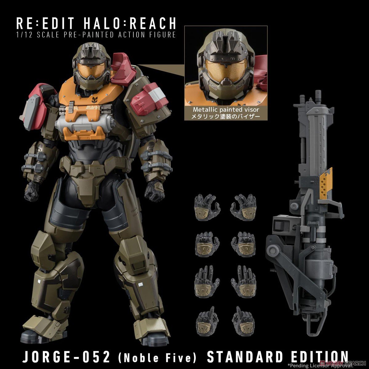 RE：EDIT『JORGE-052（Noble Five）／ジョージ S-052 ノーブル・ファイブ』Halo:Reach 1/12 可動フィギュア-011