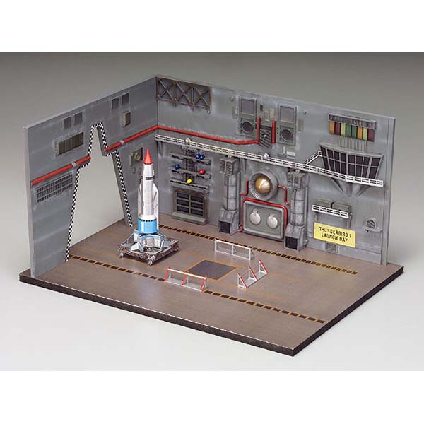 サンダーバード No.9 1/350『サンダーバード1号＆ 発射基地』プラモデル【アオシマ】