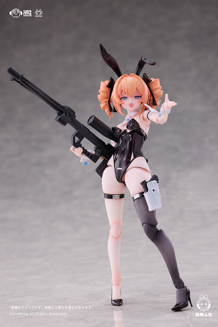 『Sushing BUNNY RAPID ACTION SQUAD Sniper・レオーニ』1/12 可動フィギュア-001