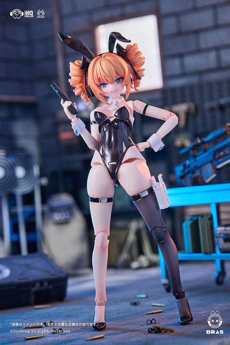 『Sushing BUNNY RAPID ACTION SQUAD Sniper・レオーニ』1/12 可動フィギュア-002