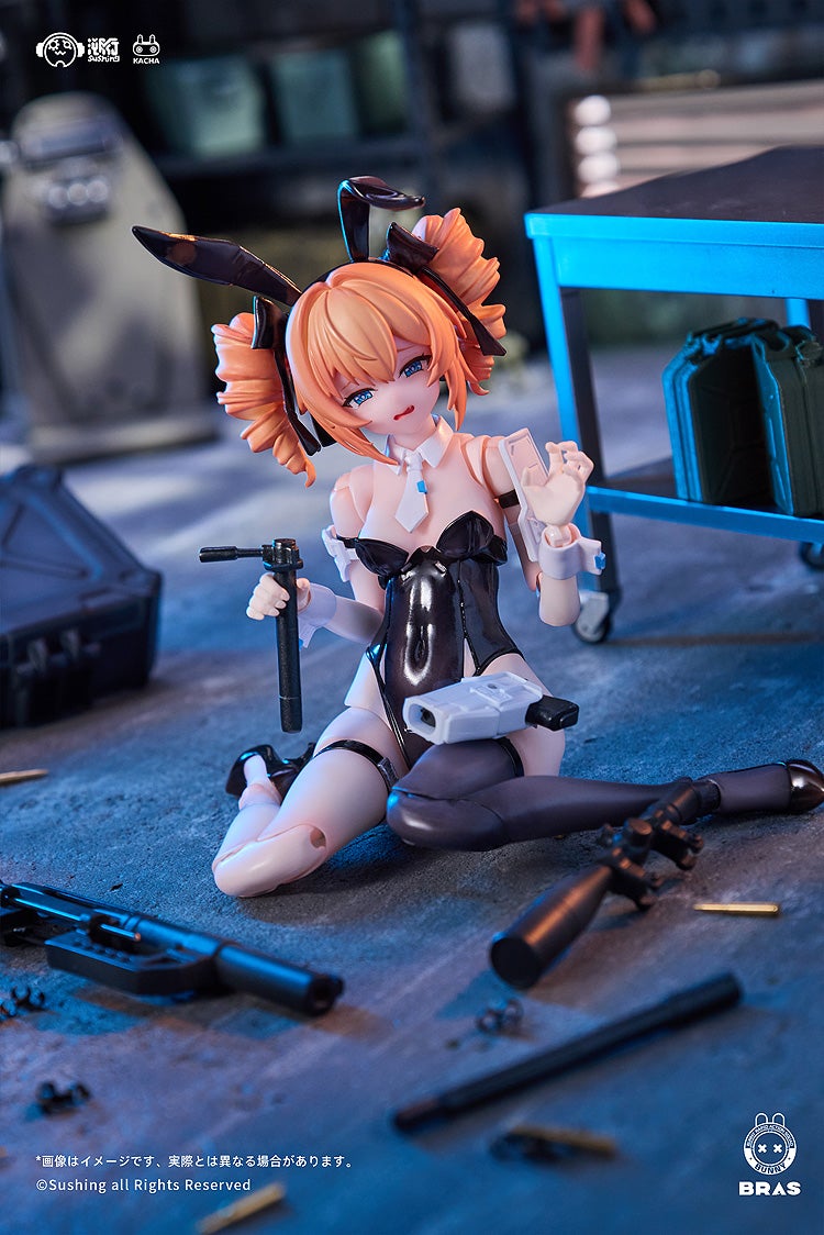 『Sushing BUNNY RAPID ACTION SQUAD Sniper・レオーニ』1/12 可動フィギュア-003