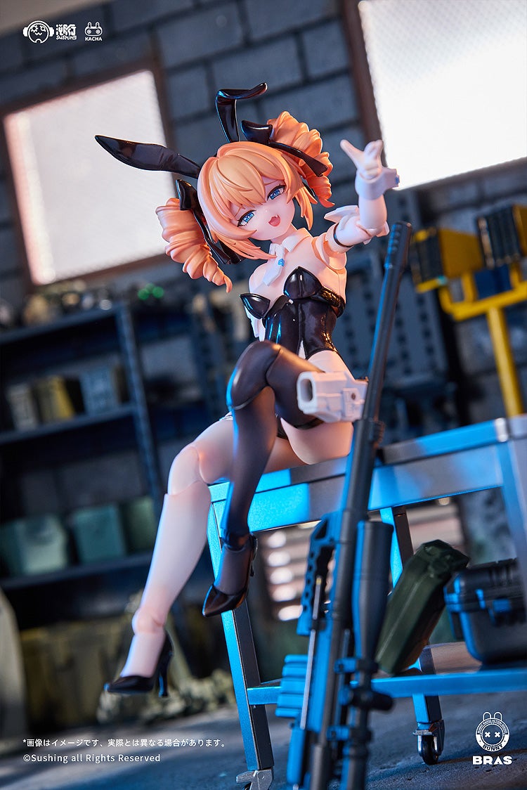 『Sushing BUNNY RAPID ACTION SQUAD Sniper・レオーニ』1/12 可動フィギュア-004