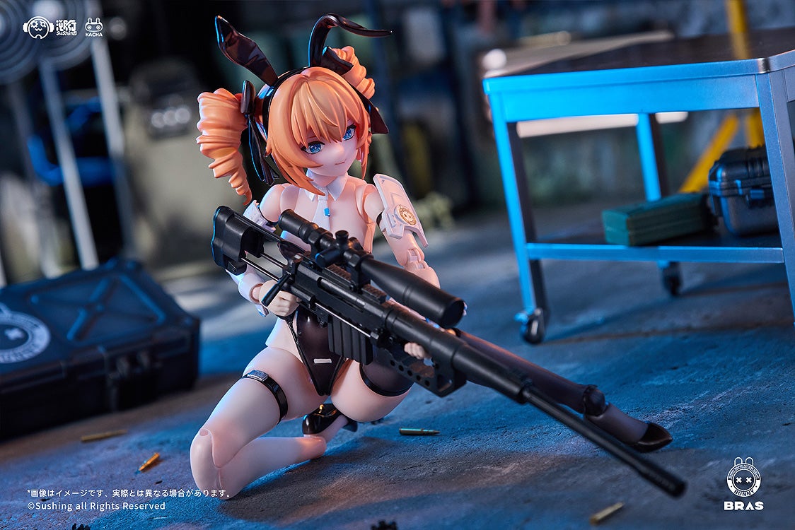 『Sushing BUNNY RAPID ACTION SQUAD Sniper・レオーニ』1/12 可動フィギュア-008