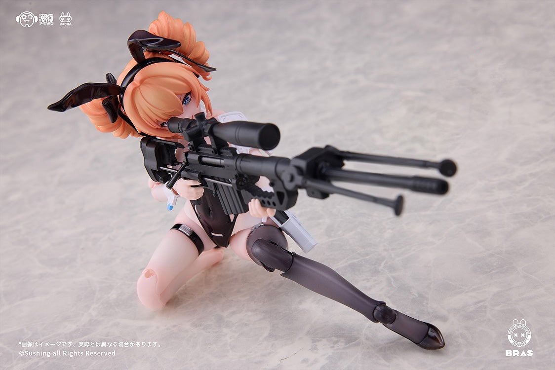 『Sushing BUNNY RAPID ACTION SQUAD Sniper・レオーニ』1/12 可動フィギュア-010