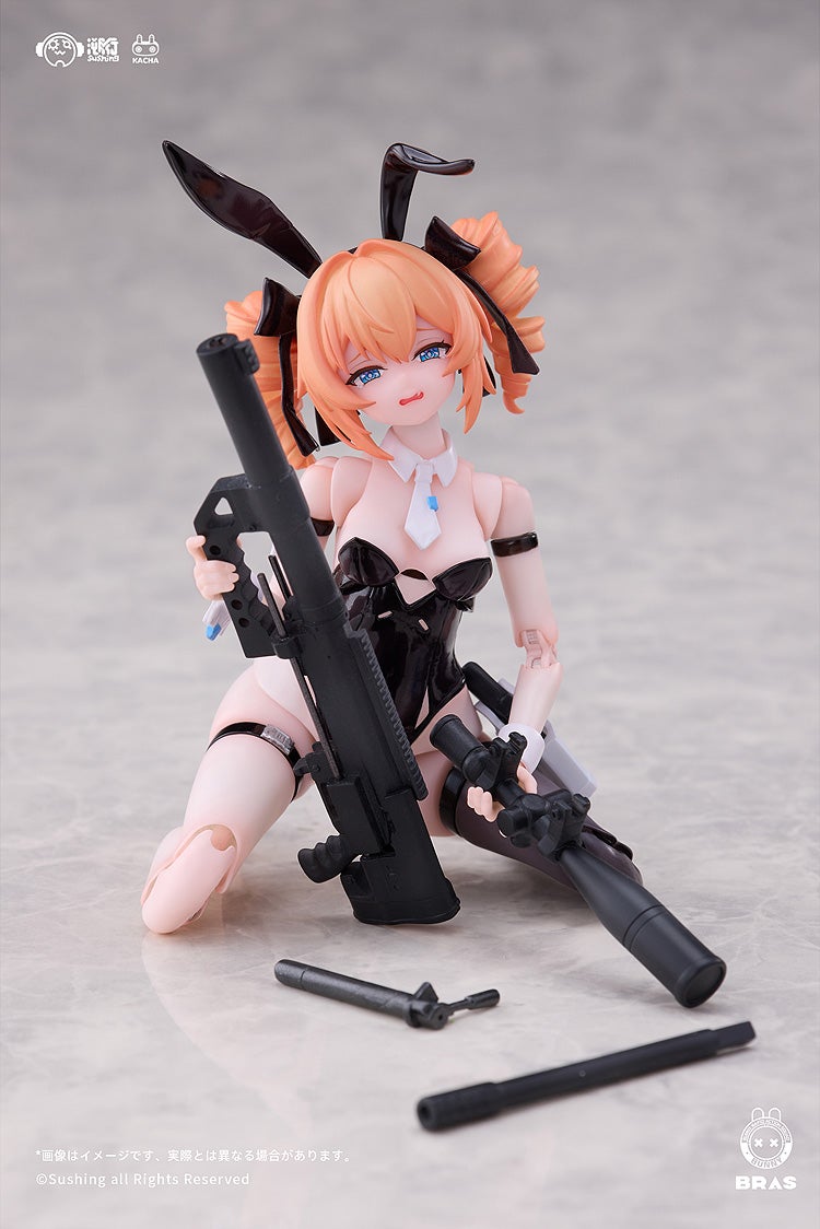 『Sushing BUNNY RAPID ACTION SQUAD Sniper・レオーニ』1/12 可動フィギュア-011