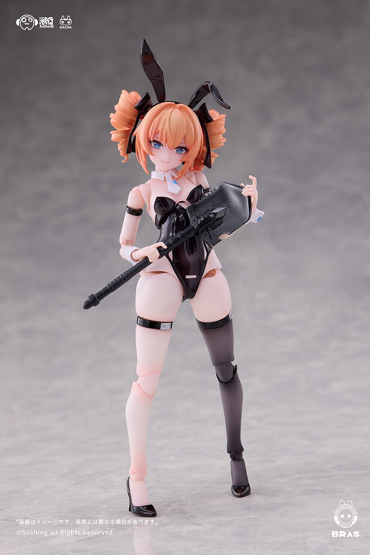 『Sushing BUNNY RAPID ACTION SQUAD Sniper・レオーニ』1/12 可動フィギュア-012