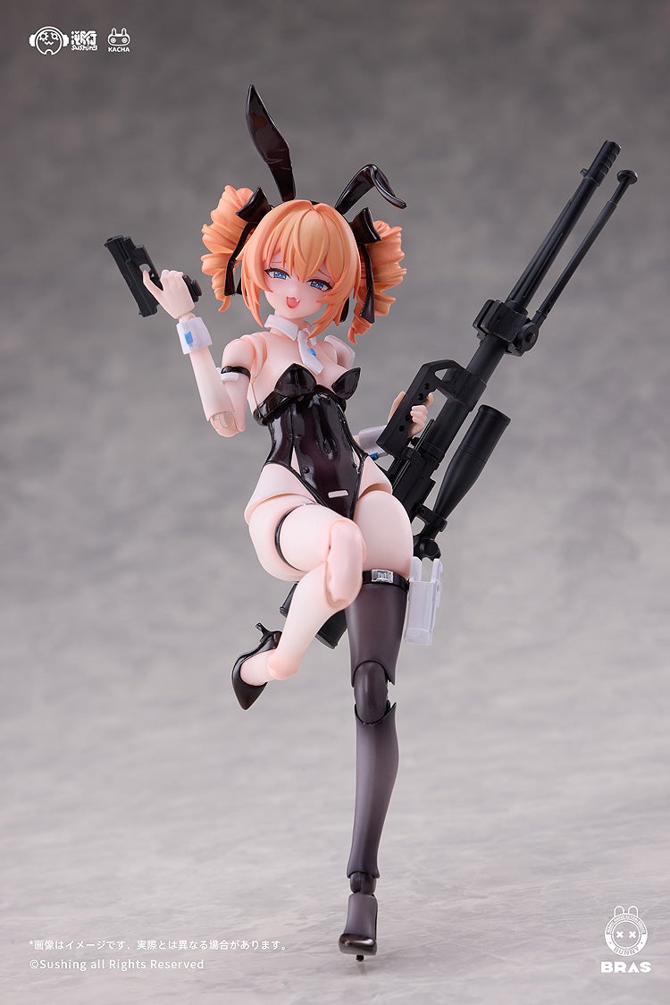 『Sushing BUNNY RAPID ACTION SQUAD Sniper・レオーニ』1/12 可動フィギュア-013