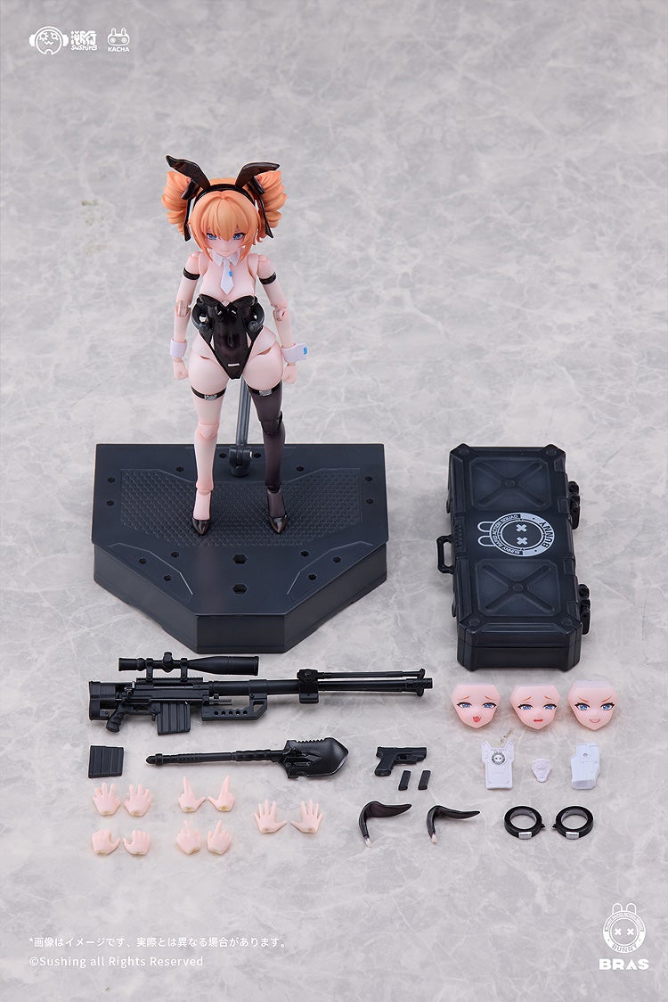 『Sushing BUNNY RAPID ACTION SQUAD Sniper・レオーニ』1/12 可動フィギュア-016