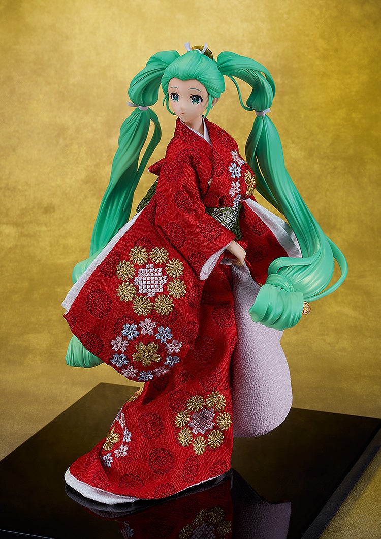 キャラクター・ボーカル・シリーズ01『初音ミク 見返り美人ミクVer 久月コラボ日本人形』1/7 完成品フィギュア-002