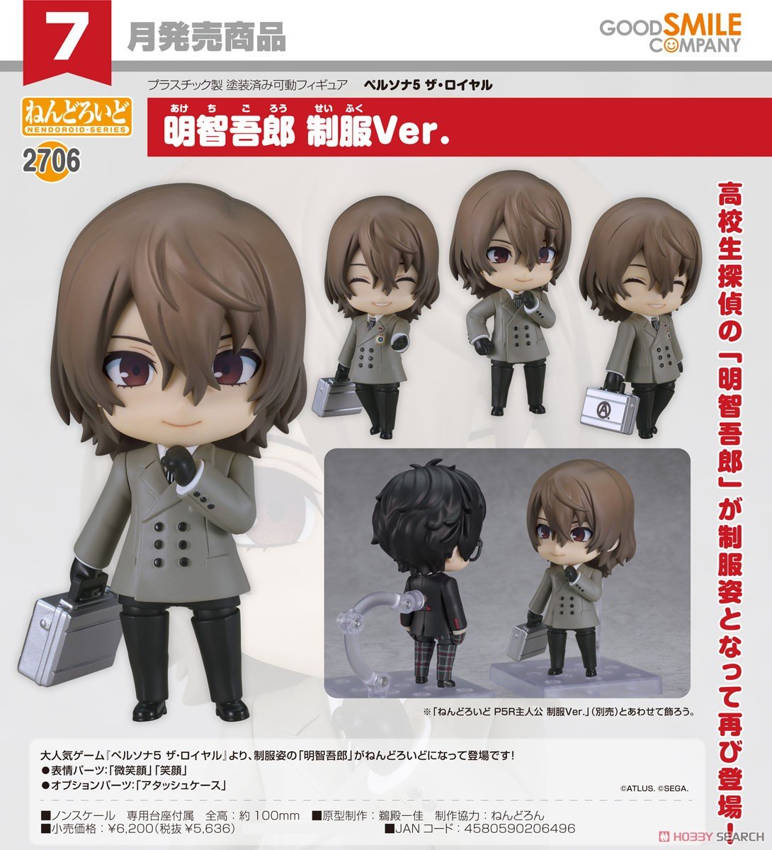 ねんどろいど『明智吾郎 制服Ver.』ペルソナ5 可動フィギュア-006