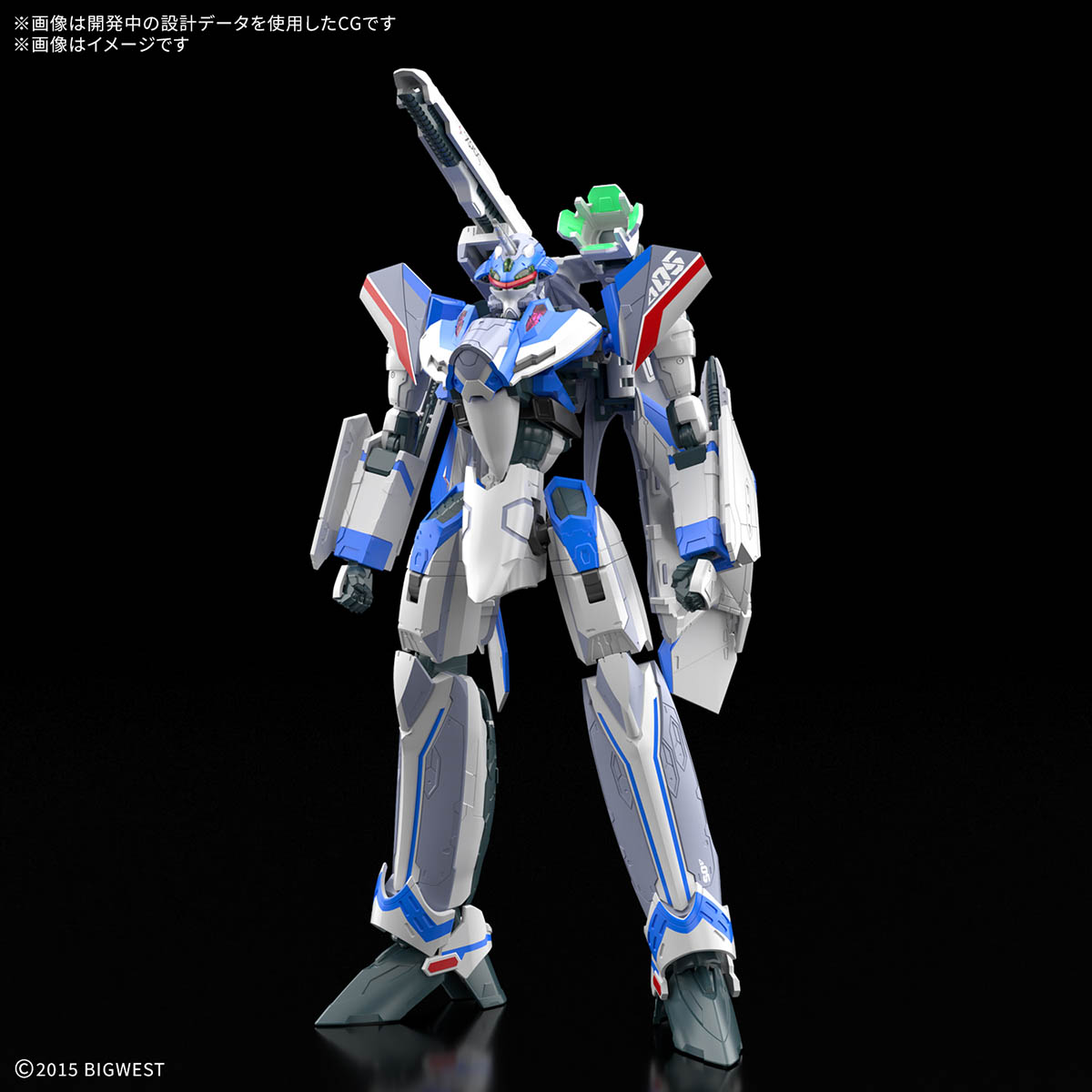 HG 1/100『VF-31J ジークフリード（ハヤテ･インメルマン機）』マクロスΔ プラモデル-001