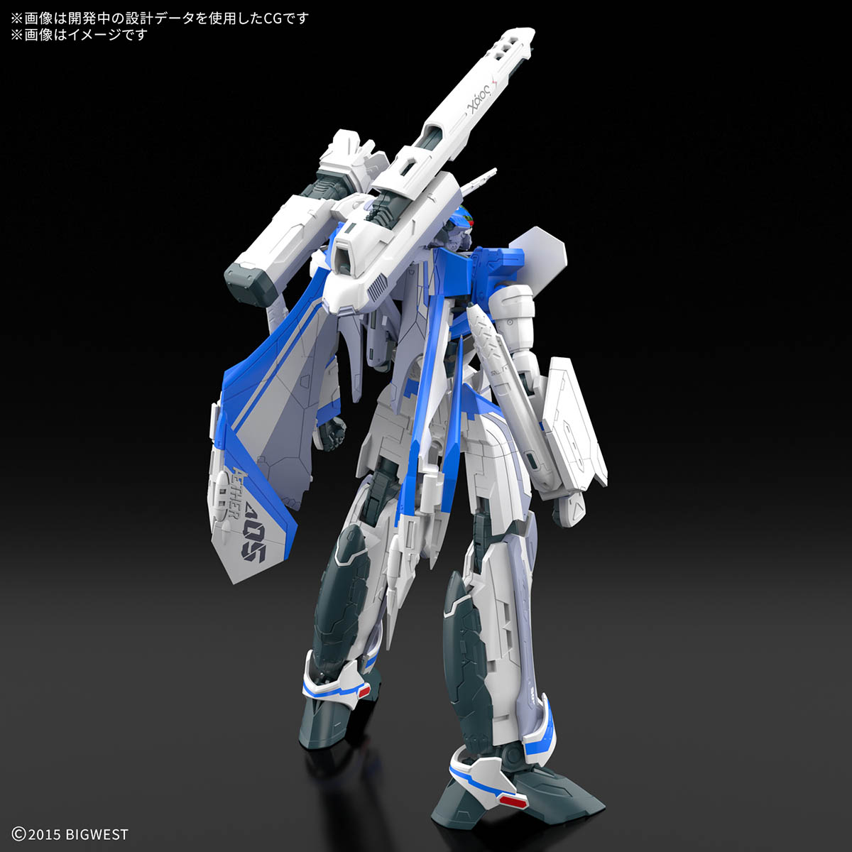 HG 1/100『VF-31J ジークフリード（ハヤテ･インメルマン機）』マクロスΔ プラモデル-002