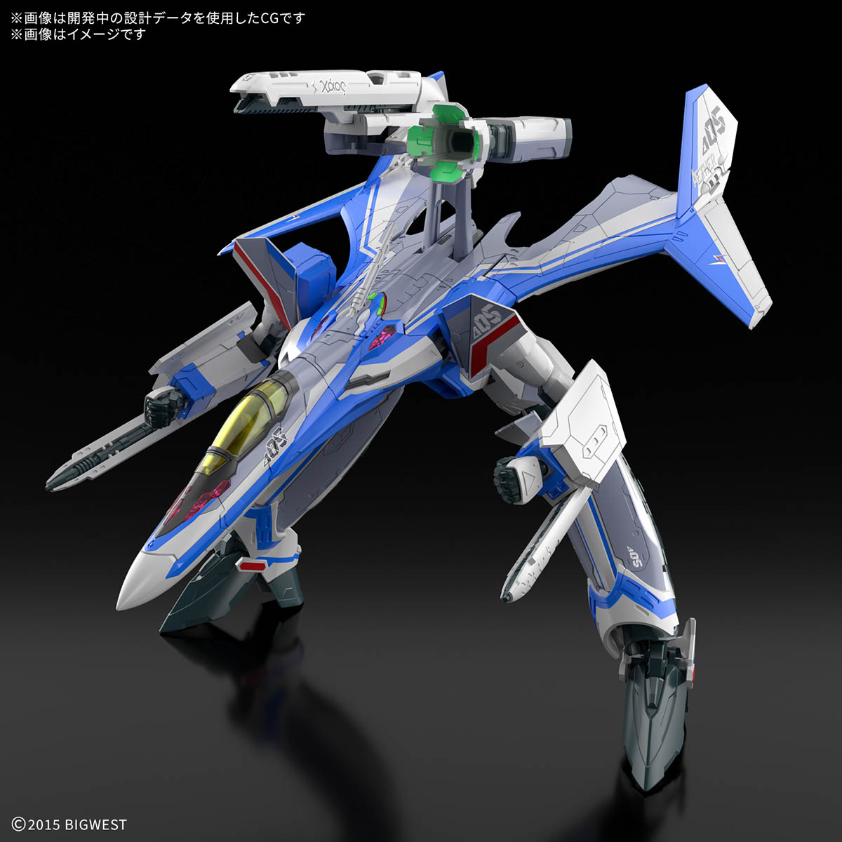 HG 1/100『VF-31J ジークフリード（ハヤテ･インメルマン機）』マクロスΔ プラモデル-003