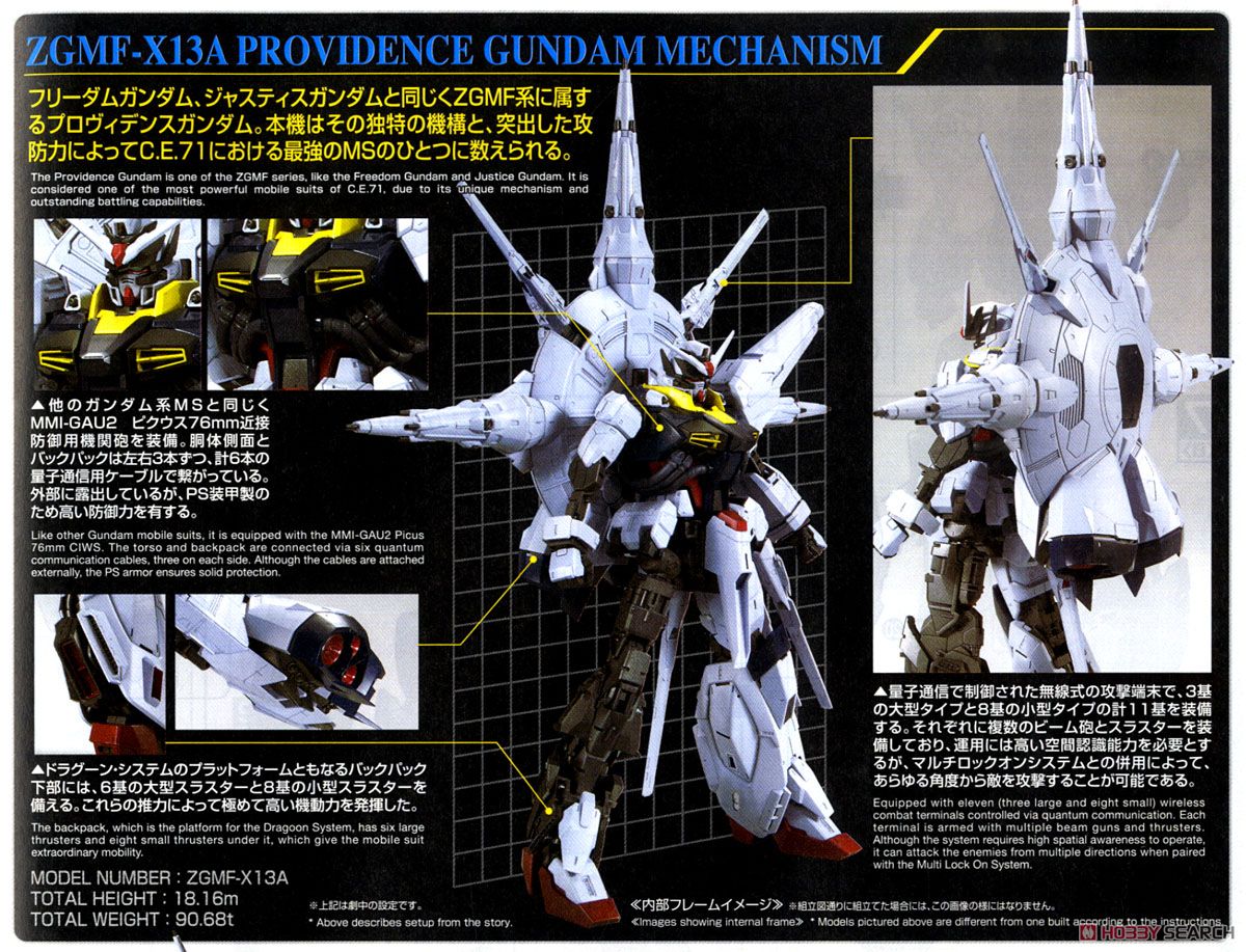 【再販】MG 1/100『プロヴィデンスガンダム』機動戦士ガンダムSEED プラモデル-017