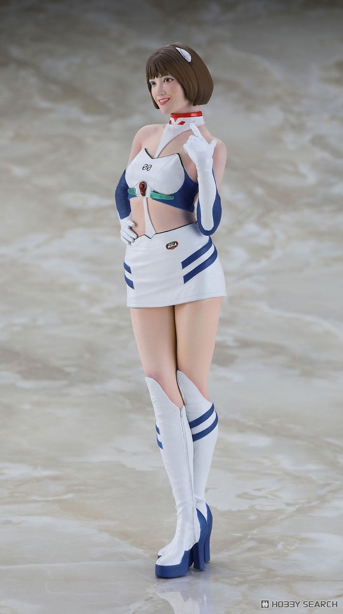 12リアルフィギュアコレクション『“エヴァンゲリオンレーシング” サーキットメイト 赤城ありさ/綾波レイ』1/12 レジン製キット-004