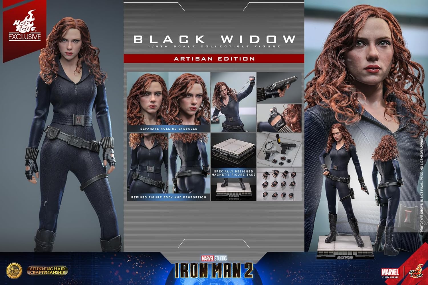 ムービー・マスターピース アルチザン『ブラック・ウィドウ』アイアンマン2 1/6 可動フィギュア-020