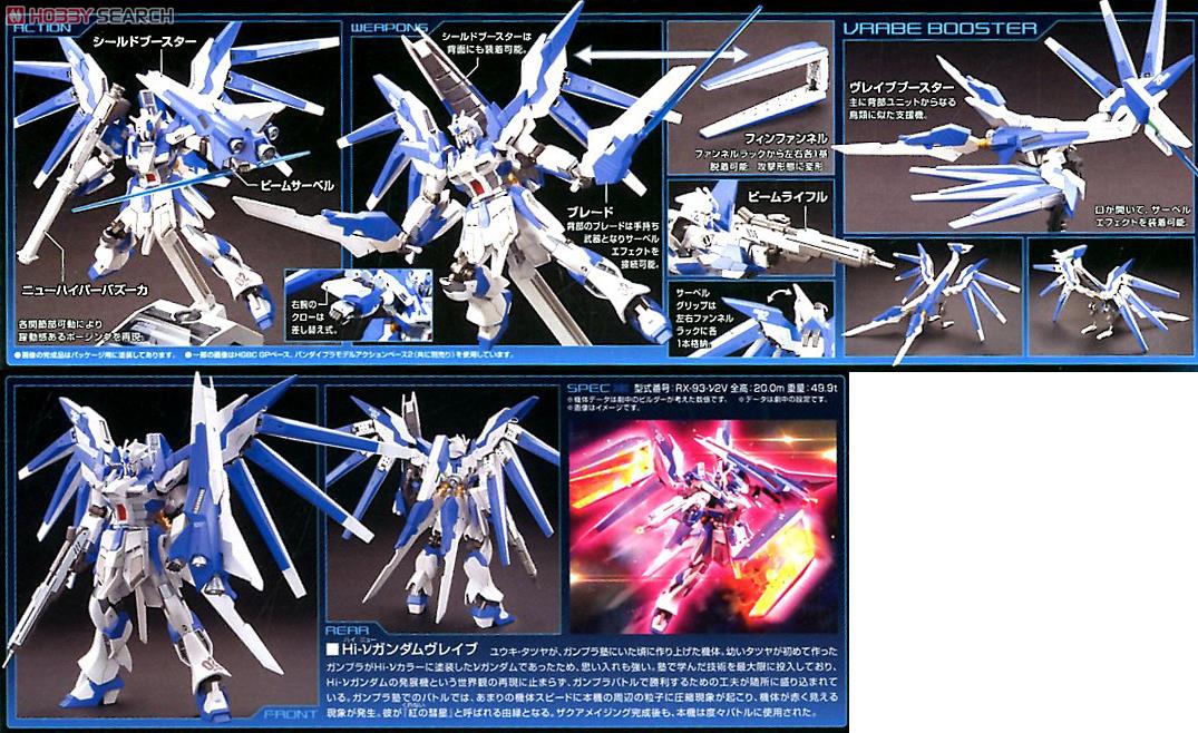 【再販】HGBF 1/144『Hi-νガンダムヴレイブ』ガンダムビルドファイターズ プラモデル-011