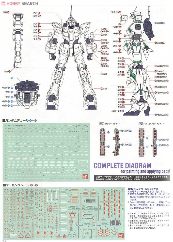 【再販】MG 1/100『RX-0 フルアーマーユニコーンガンダムVer.Ka』機動戦士ガンダムUC プラモデル-024