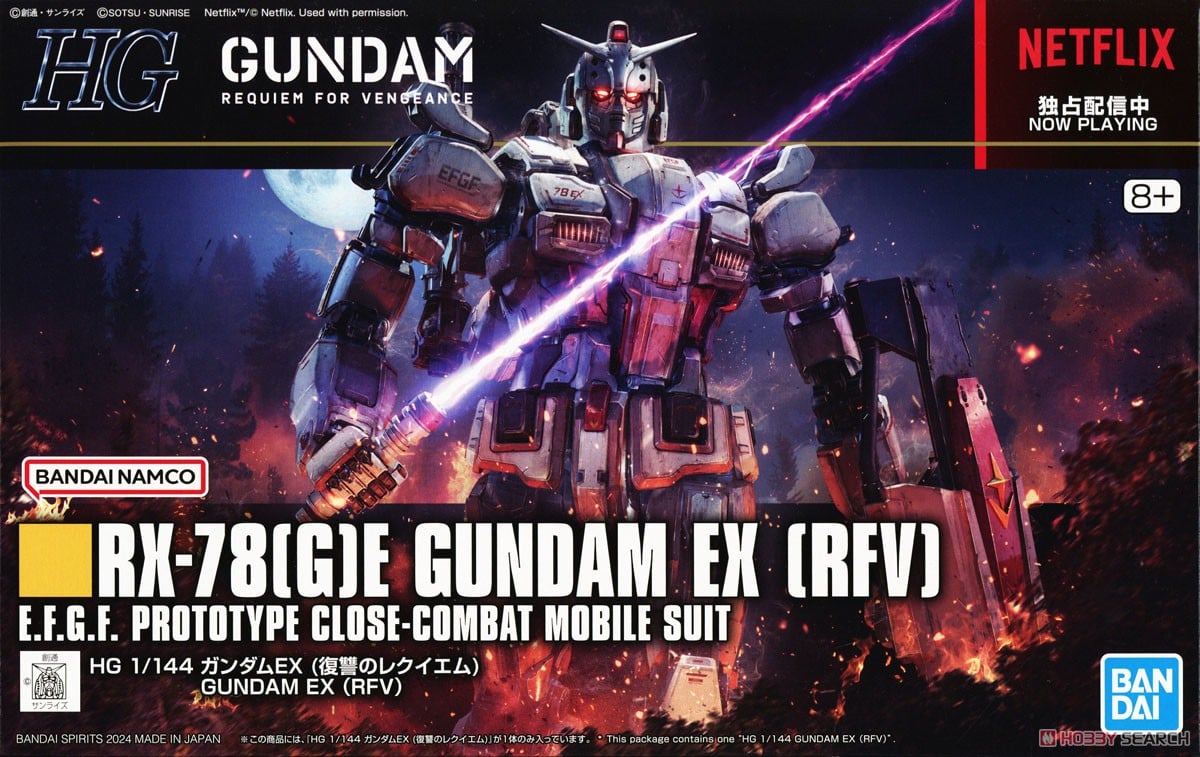【再販】HG 1/144『ガンダムEX(復讐のレクイエム)』機動戦士ガンダム 復讐のレクイエム プラモデル-001