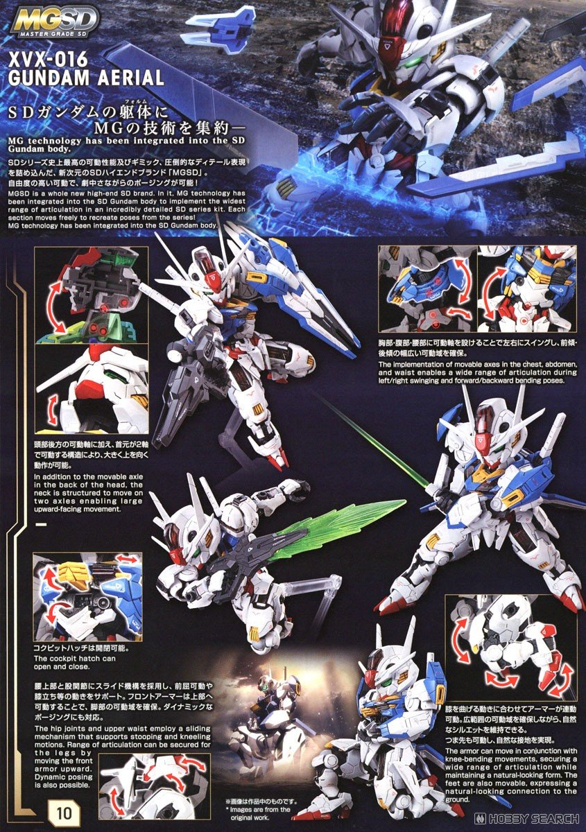 【再販】MGSD『ガンダムエアリアル』機動戦士ガンダム 水星の魔女 プラモデル-026