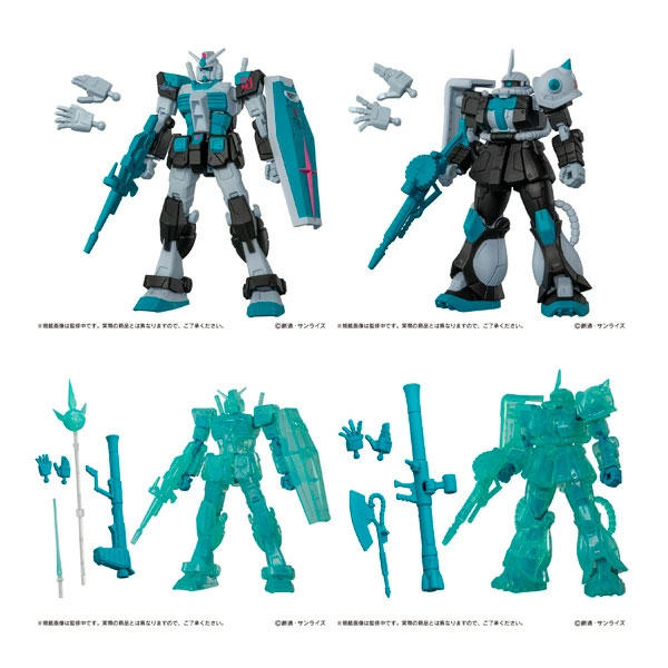 【ガシャポン】『機動戦士ガンダム CAPSULE ACTION ～初音ミク color Ver.～』4個入りBOX