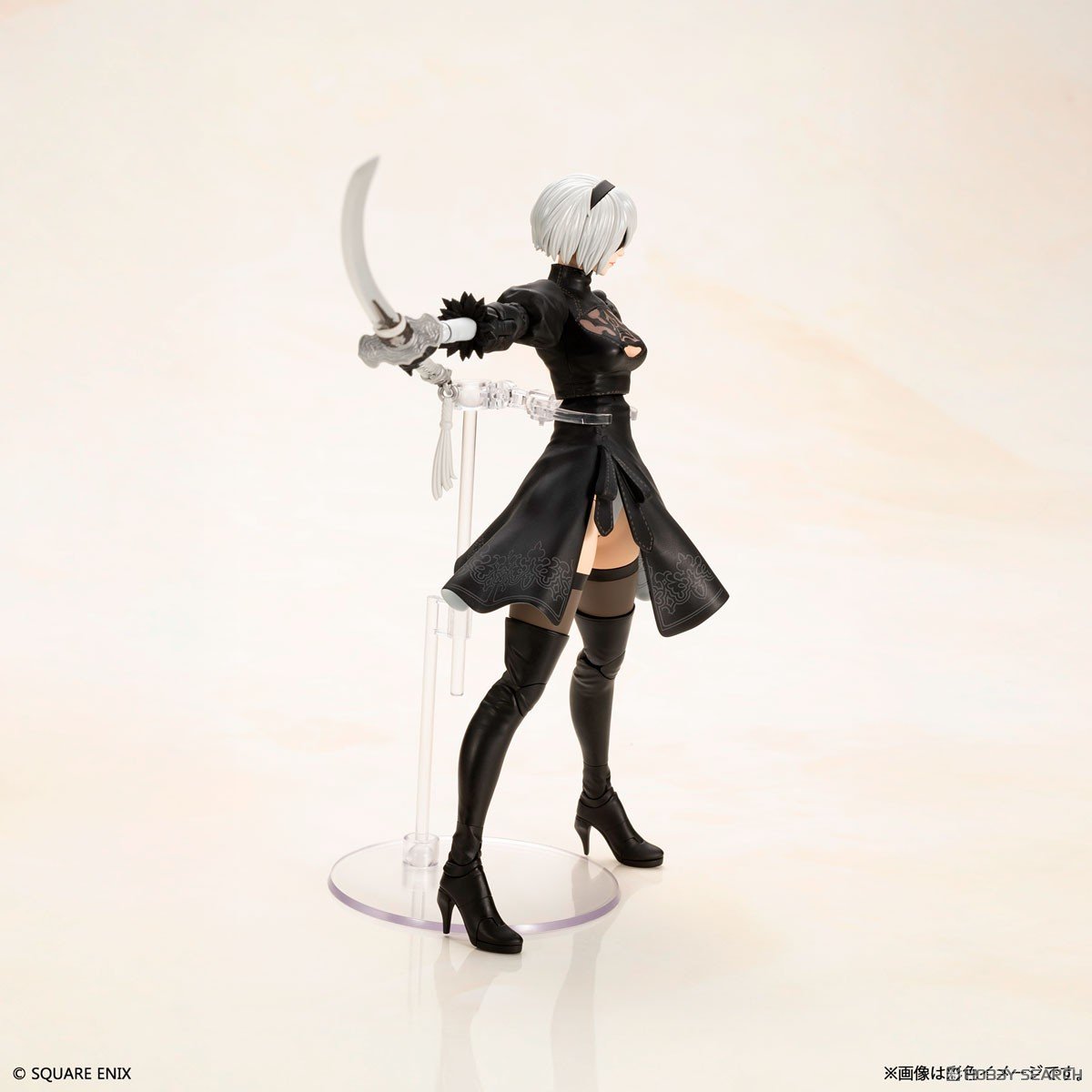 NieR：Automata『2B（ヨルハ二号B型）』プラスチックモデルキット-004