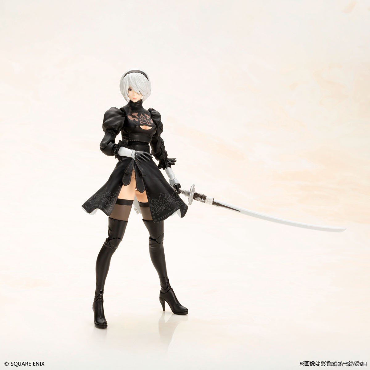 NieR：Automata『2B（ヨルハ二号B型）』プラスチックモデルキット-005