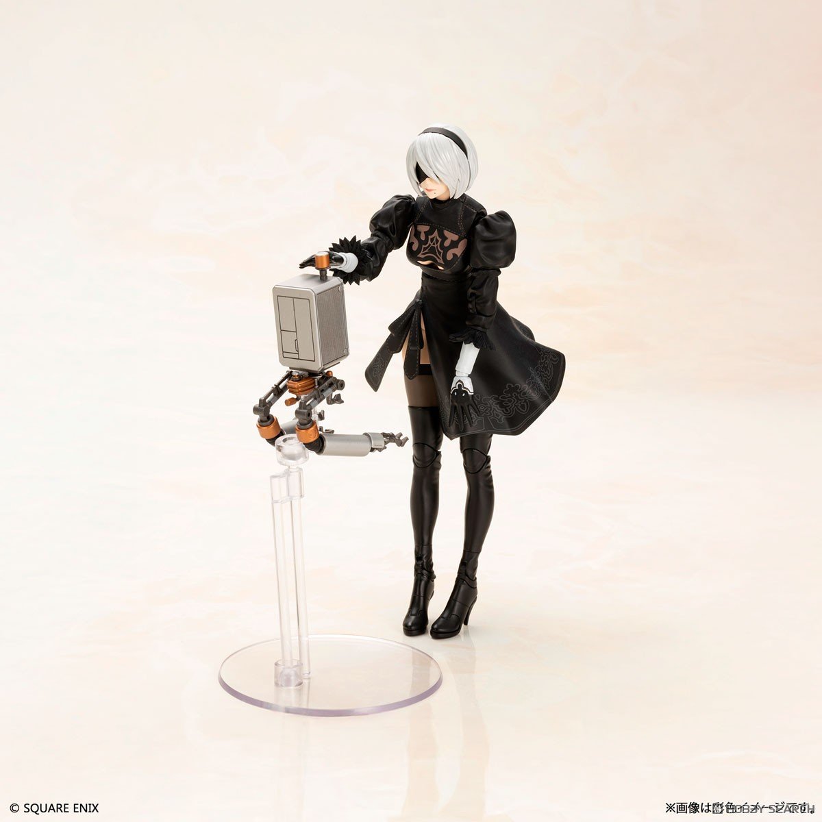 NieR：Automata『2B（ヨルハ二号B型）』プラスチックモデルキット-007