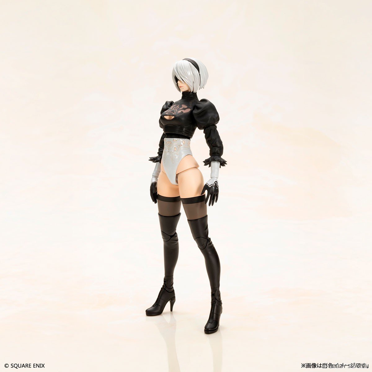 NieR：Automata『2B（ヨルハ二号B型）』プラスチックモデルキット-008
