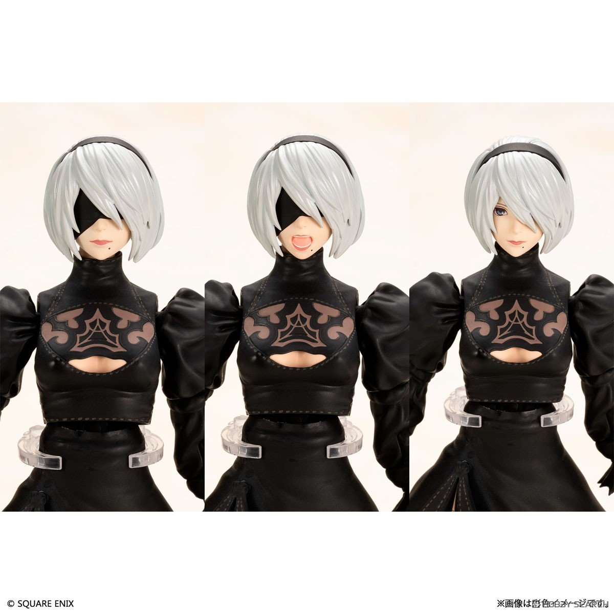 NieR：Automata『2B（ヨルハ二号B型）』プラスチックモデルキット-014
