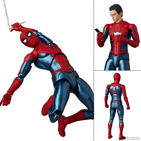 マフェックス No.262 MAFEX『SPIDER-MAN NEW RED ＆ BLUE SUIT』スパイダーマン：ノー・ウェイ・ホーム 可動フィギュア