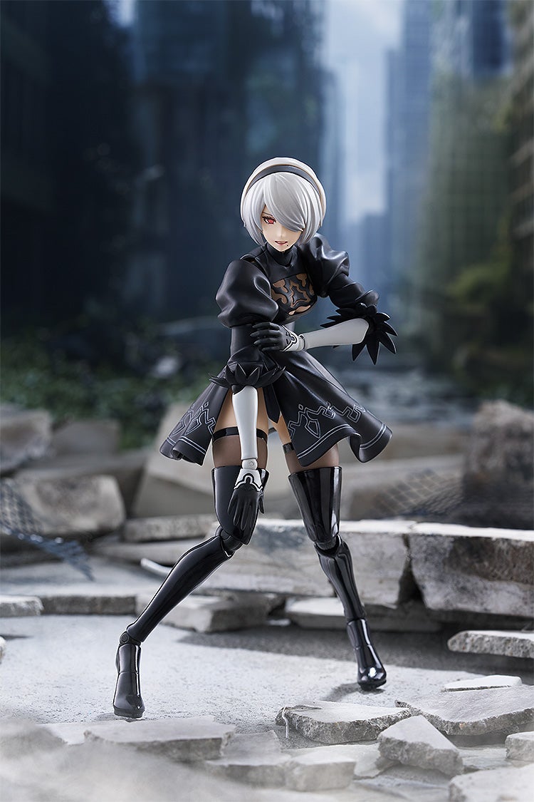 figma『2B（ヨルハ二号B型）』NieR：Automata Ver1.1a 可動フィギュア-004