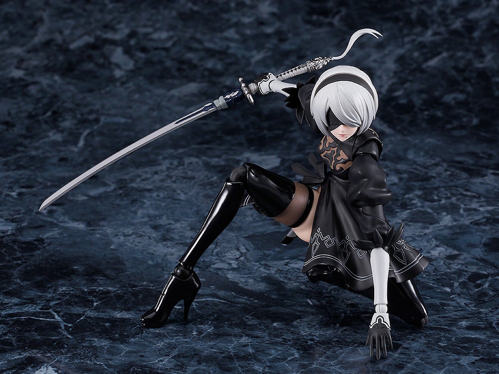 figma『2B（ヨルハ二号B型）』NieR：Automata Ver1.1a 可動フィギュア-007