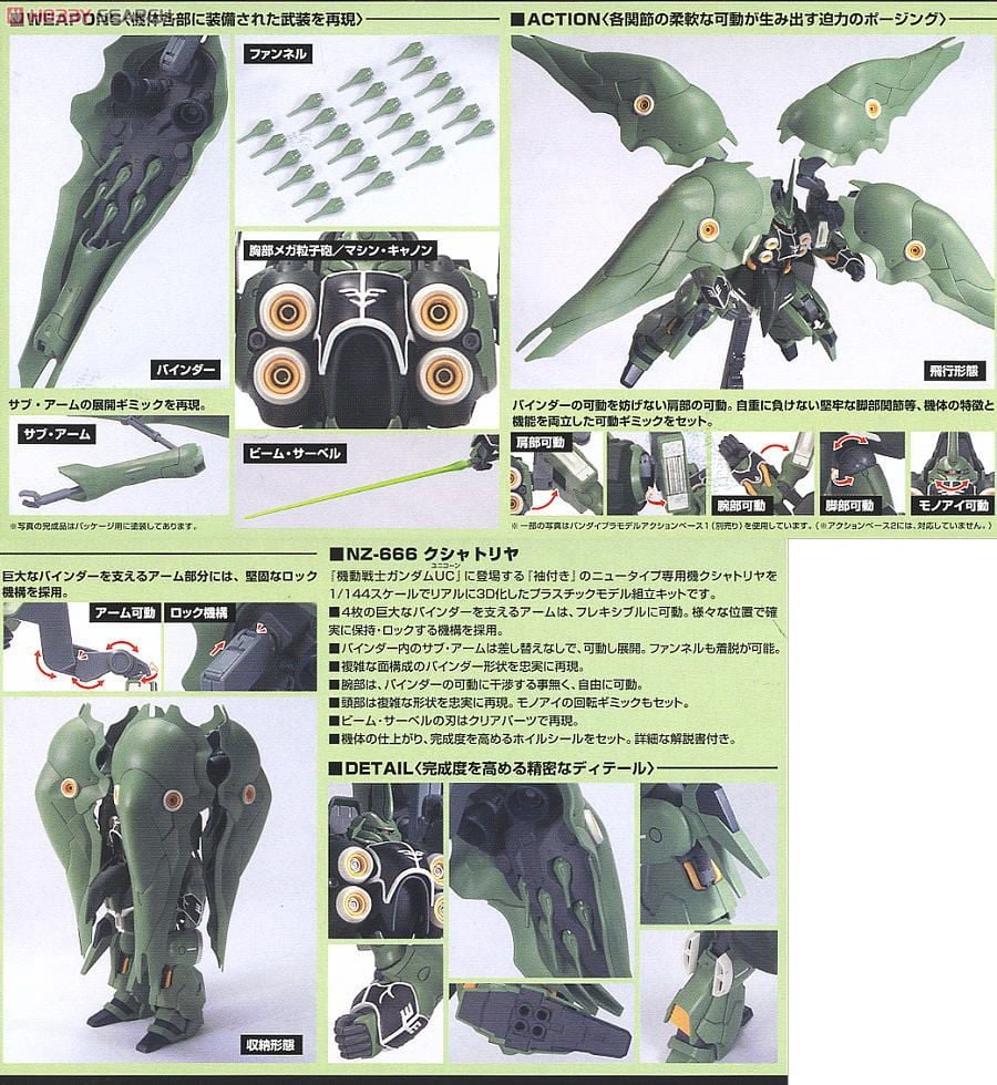 【再販】HGUC 1/144『クシャトリヤ』機動戦士ガンダムUC プラモデル-007