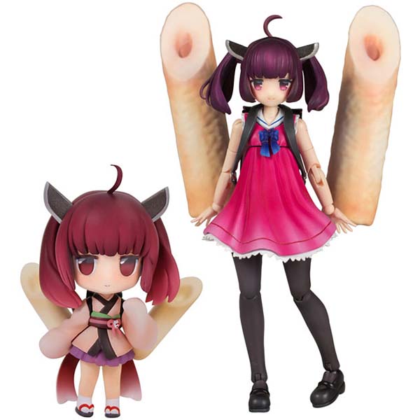 プラフィア『東北きりたん（ミニフィギュア同梱セット）』東北ずん子・ずんだもんプロジェクト 1/12 プラモデル