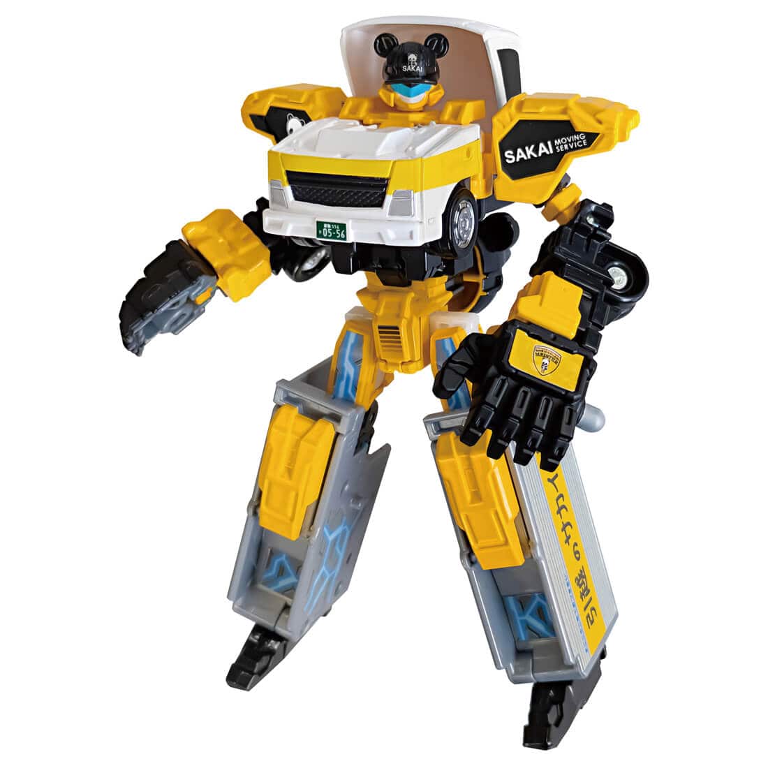 トミカ ジョブレイバー『TJB08 キャリーブレイバー サカイ引越センター 引越トラック』変形合体フィギュア-004