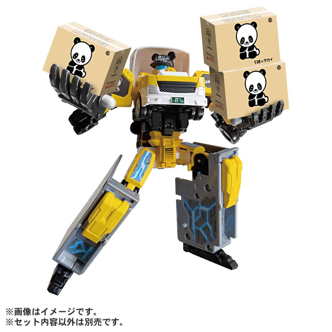 トミカ ジョブレイバー『TJB08 キャリーブレイバー サカイ引越センター 引越トラック』変形合体フィギュア-005