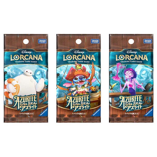 ディズニー･ロルカナ･TCG 日本語版『ブースターパック 大いなるアズライト』16パック入りBOX