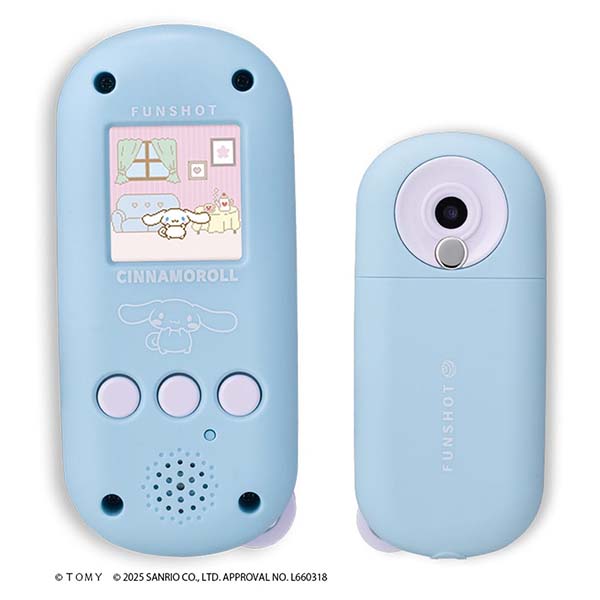 『FUNSHOT シナモロール』デジタルトイカメラ