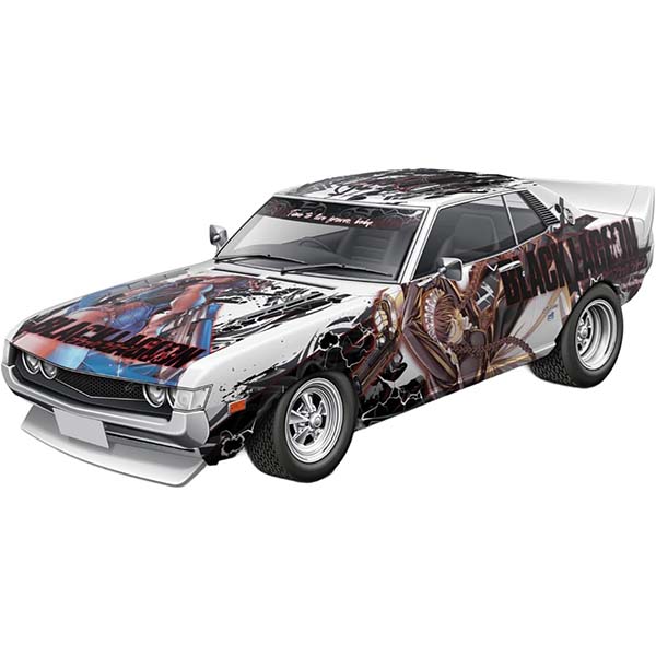 ザ・チューンドカー『No.IT-01 BLACK LAGOON TA22 セリカ 1600GT ‘72（トヨタ）』1/24 プラモデル