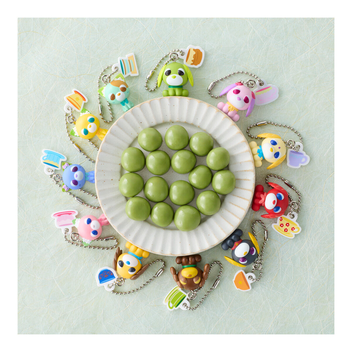 【食玩】『チョコボーロ お茶犬』10個入りBOX-001