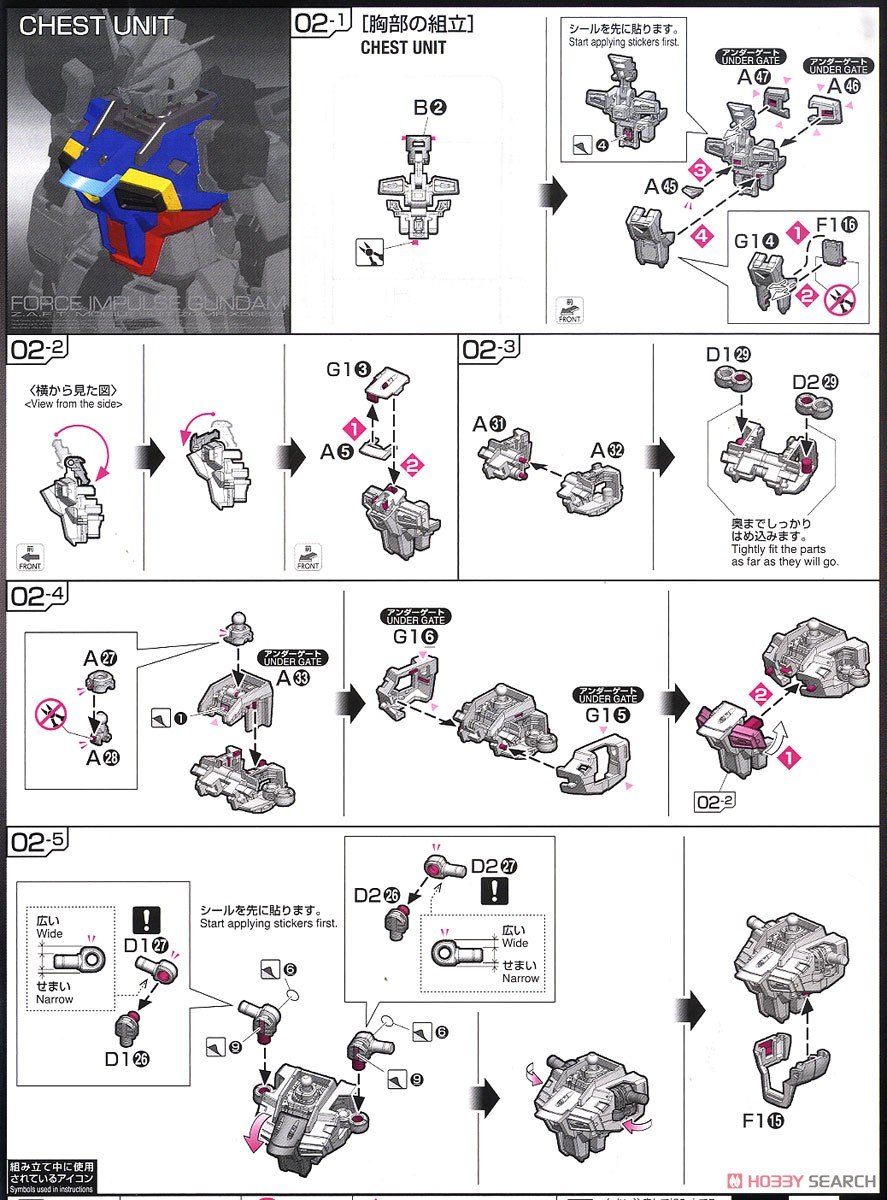 【再販】RG 1/144『フォースインパルスガンダム』機動戦士ガンダムSEED DESTINY プラモデル-032