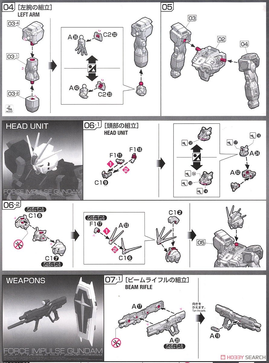 【再販】RG 1/144『フォースインパルスガンダム』機動戦士ガンダムSEED DESTINY プラモデル-034