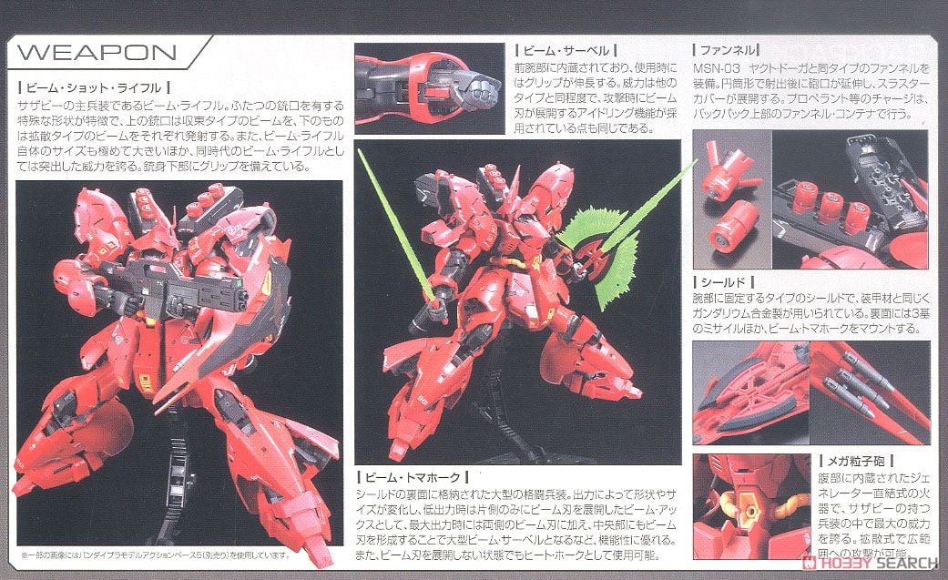【再販】RG 1/144『サザビー』機動戦士ガンダム 逆襲のシャア プラモデル-022