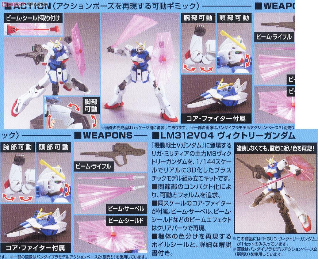 【再販】HGUC 1/144『ヴィクトリーガンダム』機動戦士Vガンダム プラモデル-007