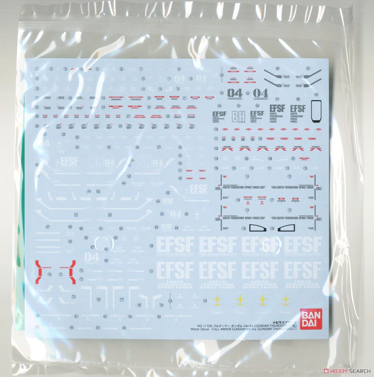 【再販】MG 1/100『フルアーマー・ガンダム Ver.Ka（GUNDAM THUNDERBOLT Ver.）』機動戦士ガンダム サンダーボルト プラモデル-022